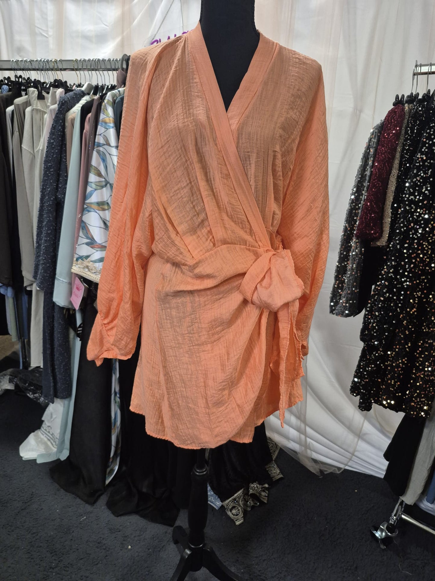 Wickelbluse/Kleid