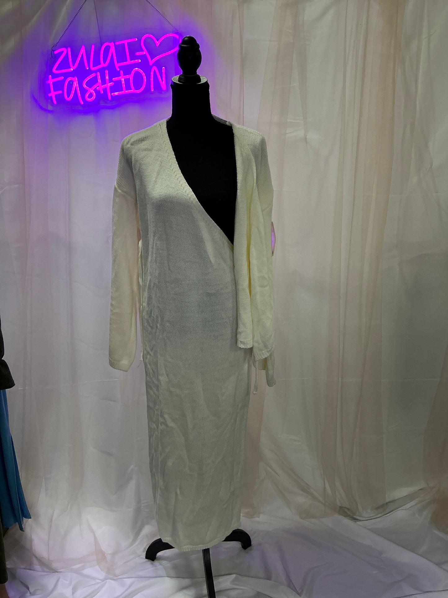 Wickelstrickkleid