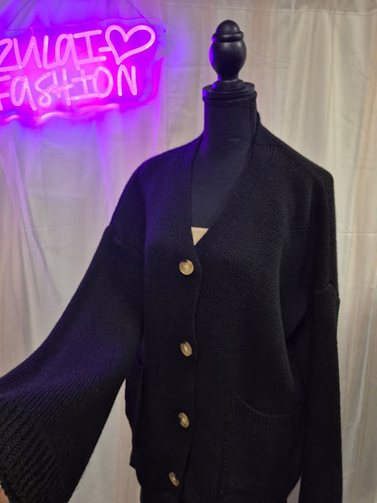 Strickjacke V-Ausschnitt