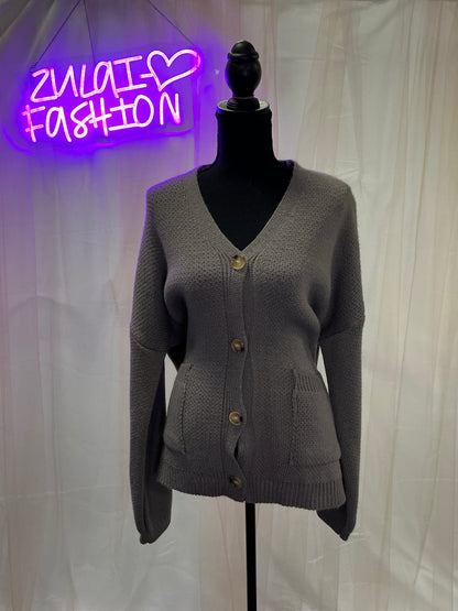 Strickjacke V-Ausschnitt