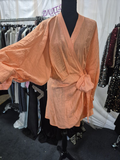 Wickelbluse/Kleid